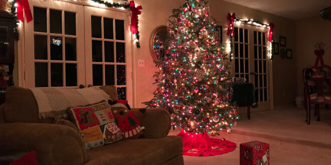 Christmas Tree in home