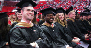 college graduates seated