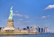 NY skyline and Statue of Liberty