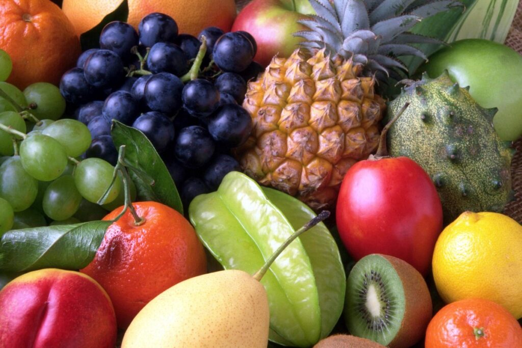 selection of fresh fruit