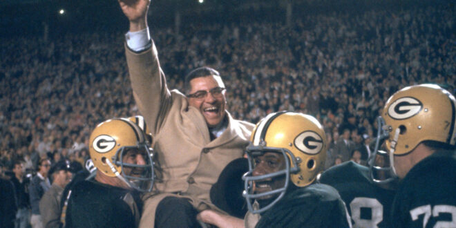 Vince Lombardi with Packers