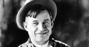 Will Rogers in old black & white photo