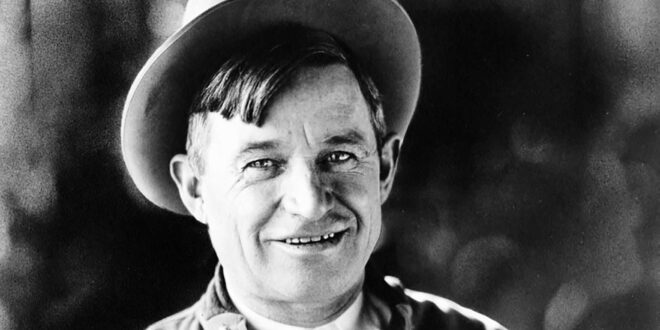 Will Rogers in old black & white photo