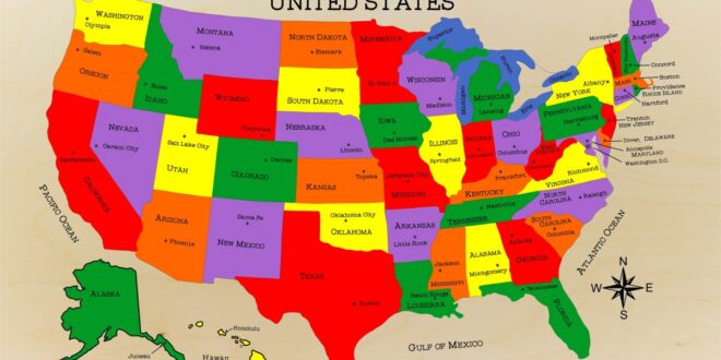 puzzle of the United States