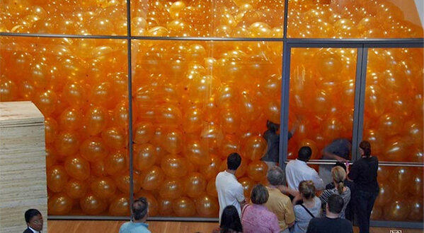 Room full of balloons