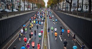 Marathon of runners