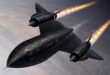 SR-71 Blackbird in flight