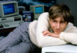 Bill Gates with his early computer