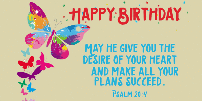 Birthday Card with Psalm 20:4