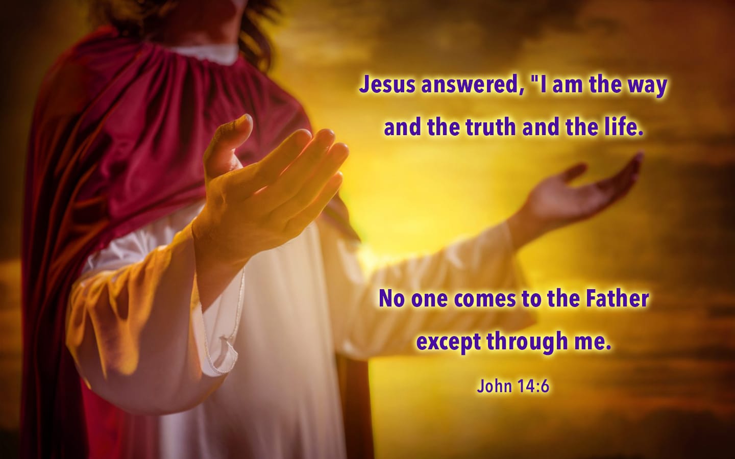 The hands of Jesus and John 14:6