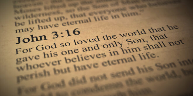 John 3:16 in the Bible