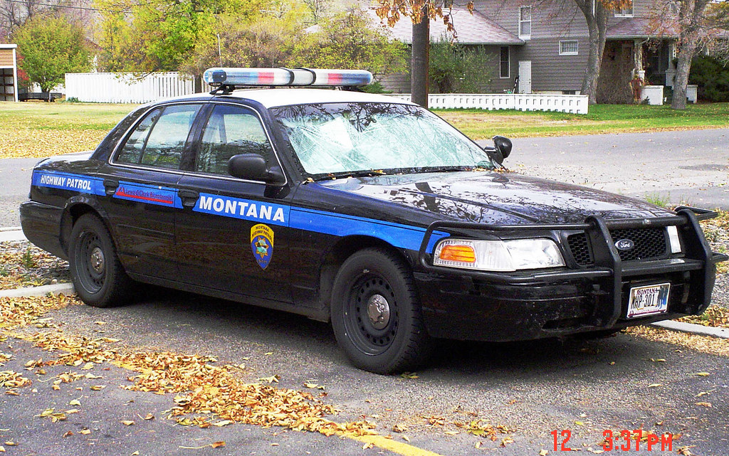 Montana police car